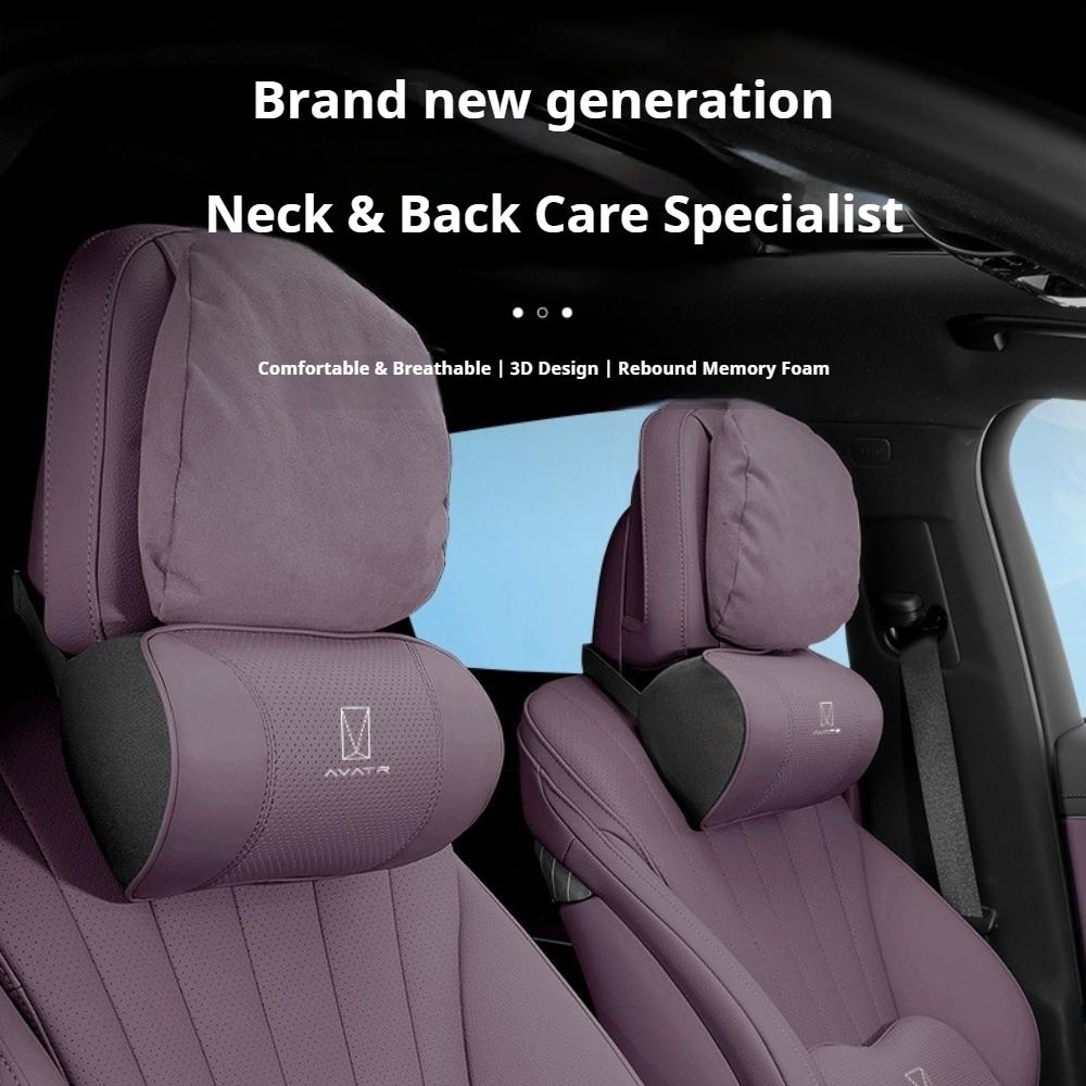 For Avatr 06 12 Car Headrest Lumbar Support Pillow Neck Rest Waist Cushion Seat Comfort Interior Accessories