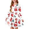 Girls' Princess Dress - Long Sleeve A-Line T-Shirt Dress Christmas Day