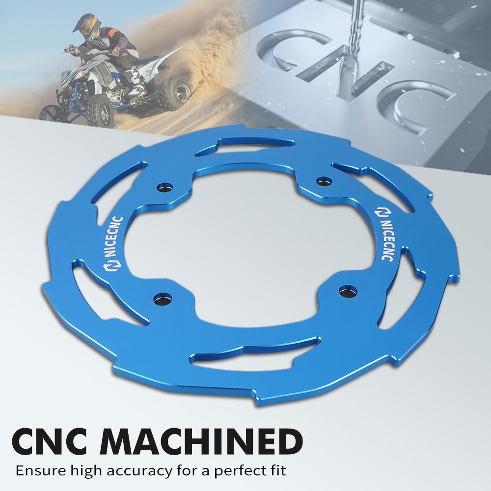 NICECNC For YFZ 450R ATV Chain Sprocket Guard Cover Protection For Yamaha YFZ450R 2009-2023 061-T6 Billet Aluminum CNC Machined