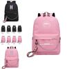 Kpop Bts Backpack Bangtan Boys Canvas School Bookbag With Usb Port And Stylish Design