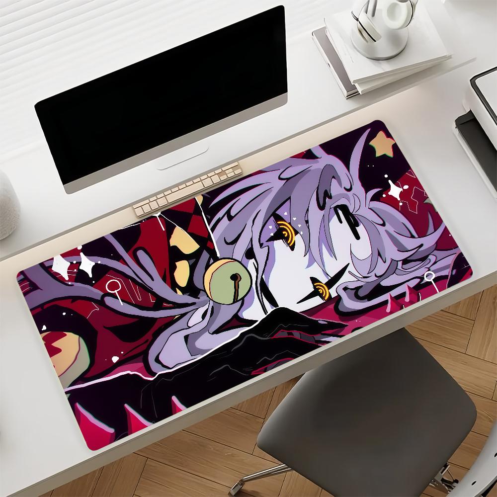 Game The F-freak C-circus Pierrot Mouse Pad Anti Slip Rubber Edge Locked Thickened Laptop Gaming Desk Mat