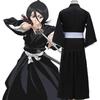 Anime BLEACH Cos Costume Kuchiki Rukia Shinigami Cosplay Costume Wig Set Halloween for Woman Men Clothes
