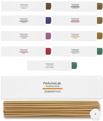 In Made In Japan Aroma Incense Stick and Incense Holder Set [Featured Poco'ce Magazine] (40 Sticks, Osmanthus)