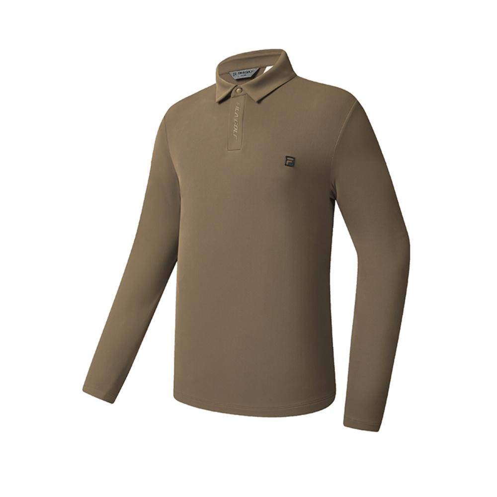 Fila Golf Serie Mode Vielseitig Lässig Sport Schlanke Passform Gestricktes Langarm Poloshirt Herren Oberteile A11M545224FBN