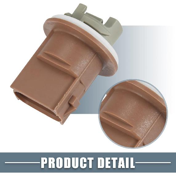 Turn Signal Tail Light Socket 2U5Z13411SA Tail Lamp Plug Connectors Holder Brown for Ford F150 F20 F350 2014-2016 (Set of 2)