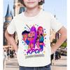 Kpop Dämonenjäger Grafik T-Shirt Jungen Mädchen Niedliches Anime Rundhals T-Shirt für 3-13 Jahre Sommer Kinder Bequeme Oberteile Tees