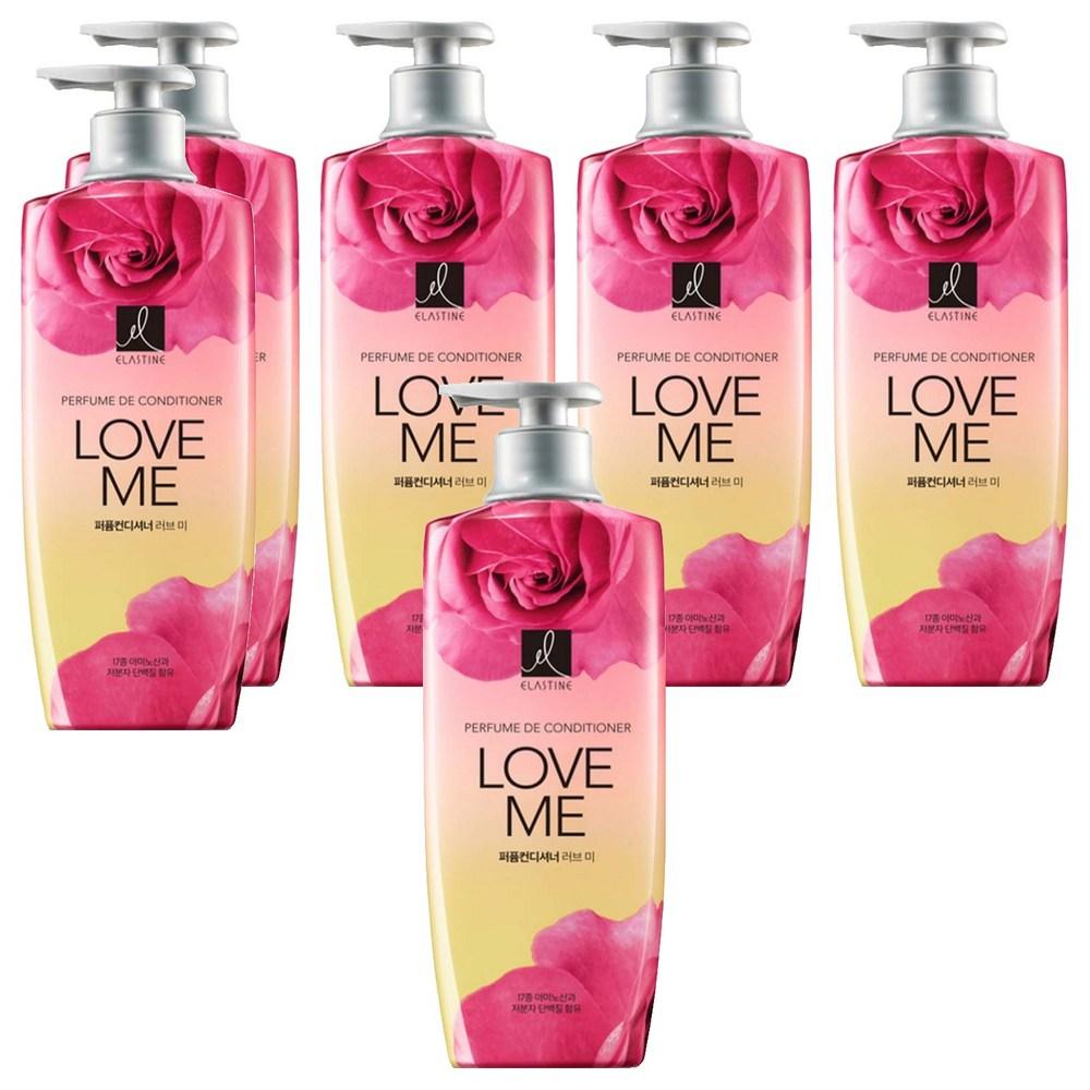 Elastin Perfume de Conditioner Love Me Peach & Freesia Scent 600ml 6 pcs