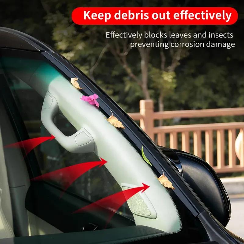 For Toyota 2010-2023 Land Cruiser Prado 150 LC150 Lexus 460 Windshield Glass Rubber Seal Strip wind noise reduction Accessories
