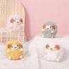 Cartoon Anime Style Lamb Keychain Plush Mini Size Sheep Backpack Charm  For Car Decoration