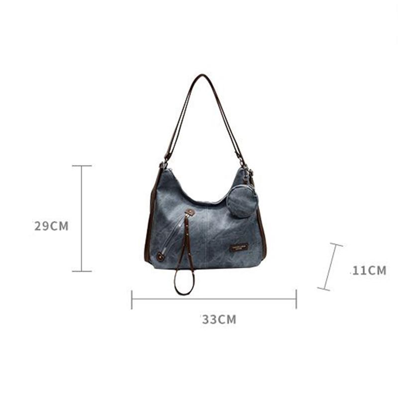 Fashion Unique Spliced Design Large Capacity Messenger Bags for Commuting Luxury Handbag Women Retro Shoulder Crossbody Bag