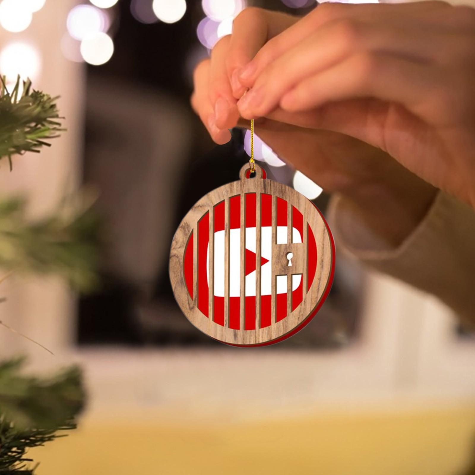 

Рождественский кулон-тюрьма-зимняя рождественская елка, семейный подвесной кулон для улицы и дома, подарок