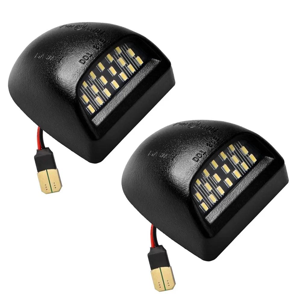 1/2PCS License Plate Lights for Chevrolet Silverado 1500 2500 3500 Avalanche GMC Sierra Suburban Tahoe Cadillac Escalade 6000K