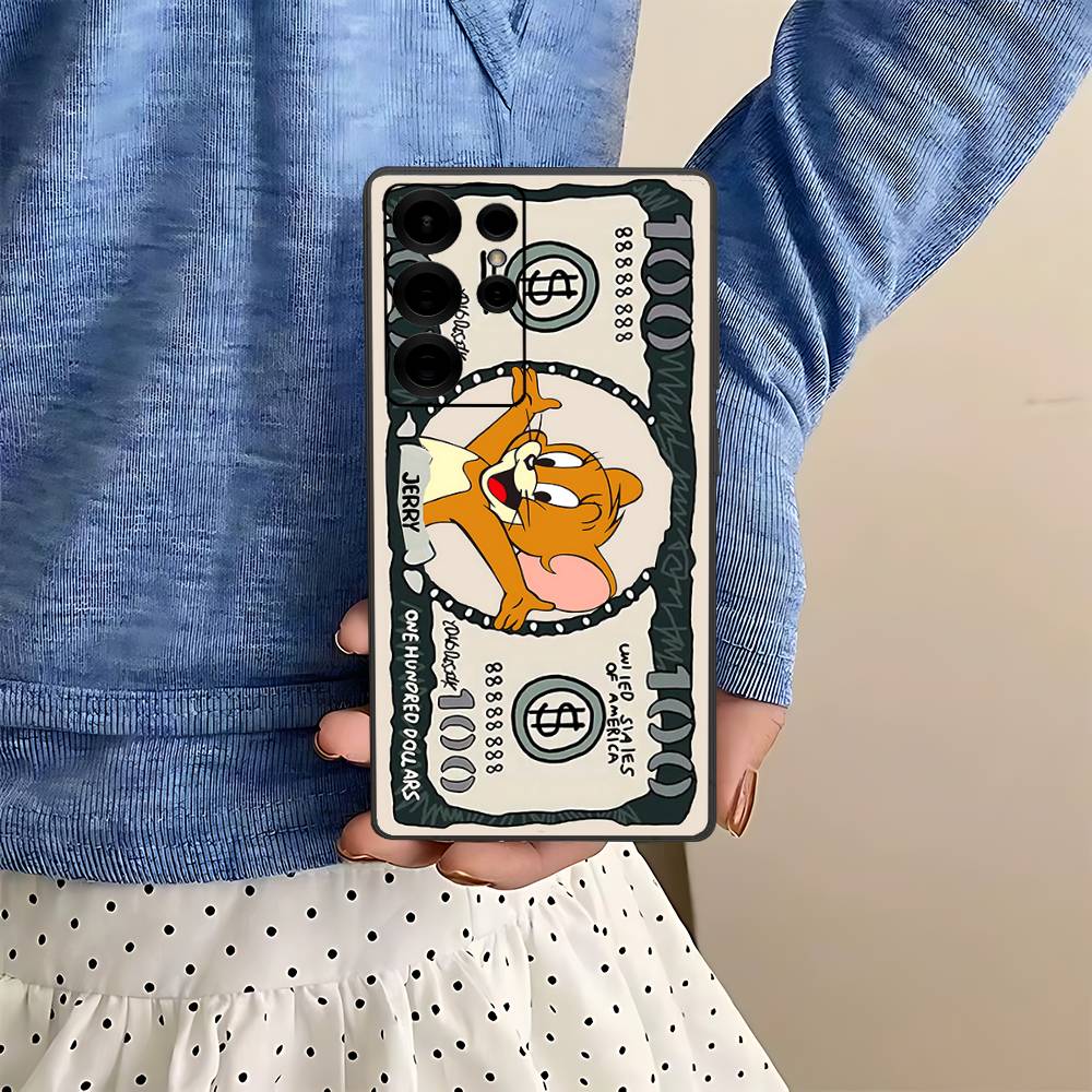 Cartoon T-Toms And J-Jerrys Phone Case For Samsung S 24 Fe 25 Ultra Plus 20 Lite 21 30 22 23 24 22 Ultra 5G Fundas