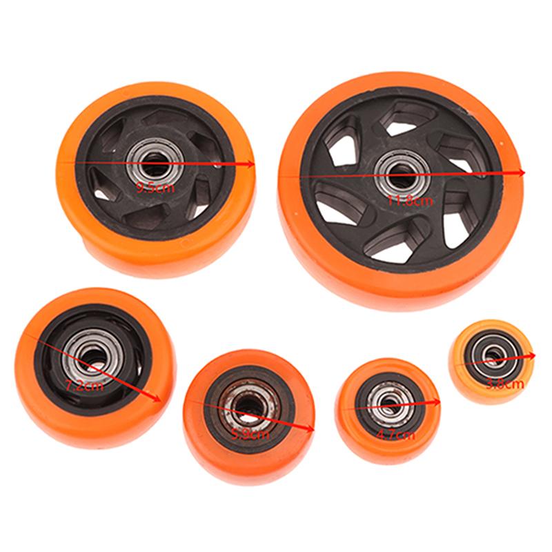 Pvc Caster Wheel Double Bearings High Load Capacity Wear Resistance Furniture Wheels Replacement