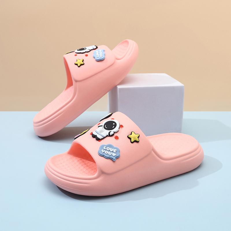 Cartoon Children Slippers Boys Flip Flops Summer Beach Outdoor Sandals Shoes Cute Soft Kids Casual Sports Slides for Boy