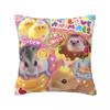 Hamster Rabbit Pillowcase Cushion Cover Decoration Japanese Cartoon Animal Pillow Case Cover Living Room Drop Shipping 40X40cm