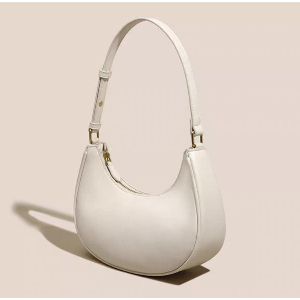 

Новая наплечная сумка белая сумка-полумесяц