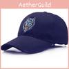 Blue Wolf Head Pattern Embroidered Baseball Caps Outdoor Sports Hats Casual