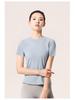 Juyitang Women's Mesh Short-Sleeve Yoga T-Shirt: Breathable, Chest-Shaping Fitness Wear