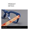 Gafas de Sol Retro HD de Montura Cuadrada para Hombres para Miopía para Exteriores Neutras de Alta Calidad Protección UV Dioptrías 0 A -4.0