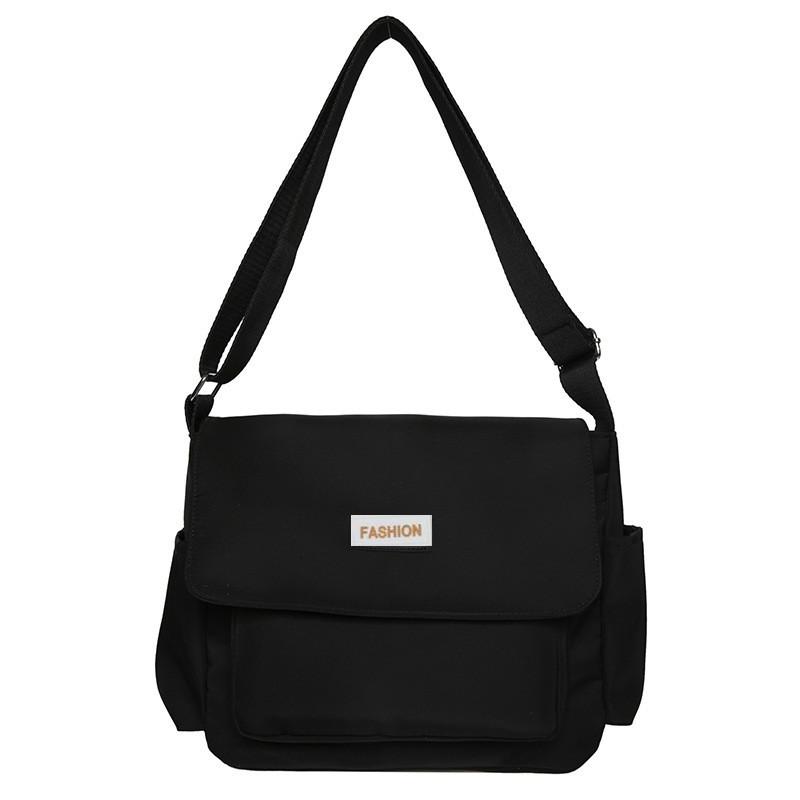 Women's School Messenger Bags for Women Shoulder Ladies Designer Handbag Solid Large Capacity Casual Canvas Shoulder Female Bags