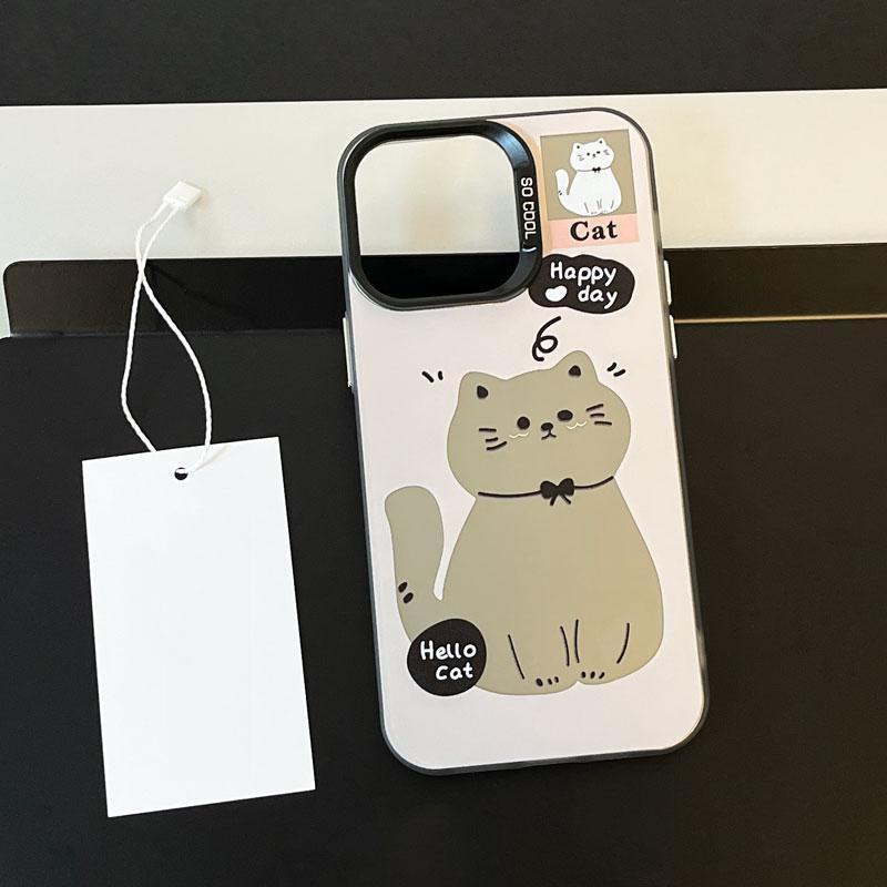 Trendy brand cool animals for iPhone17 mobile phone case 15/16pro colored silver IMD14 personality 12 men 13 women x