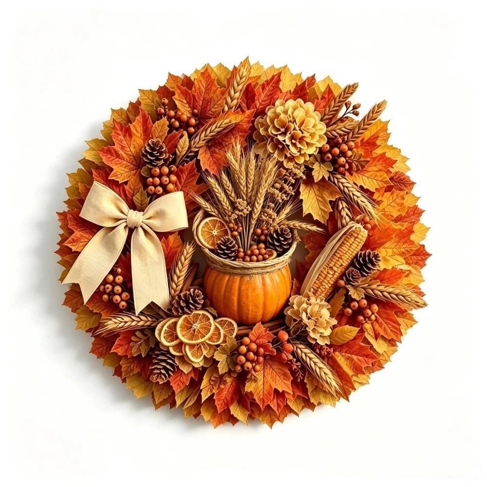 2D Flat Print Fall Halloween Decorative Sign Rustic Harvest Hanging Sign  Indoor Wall