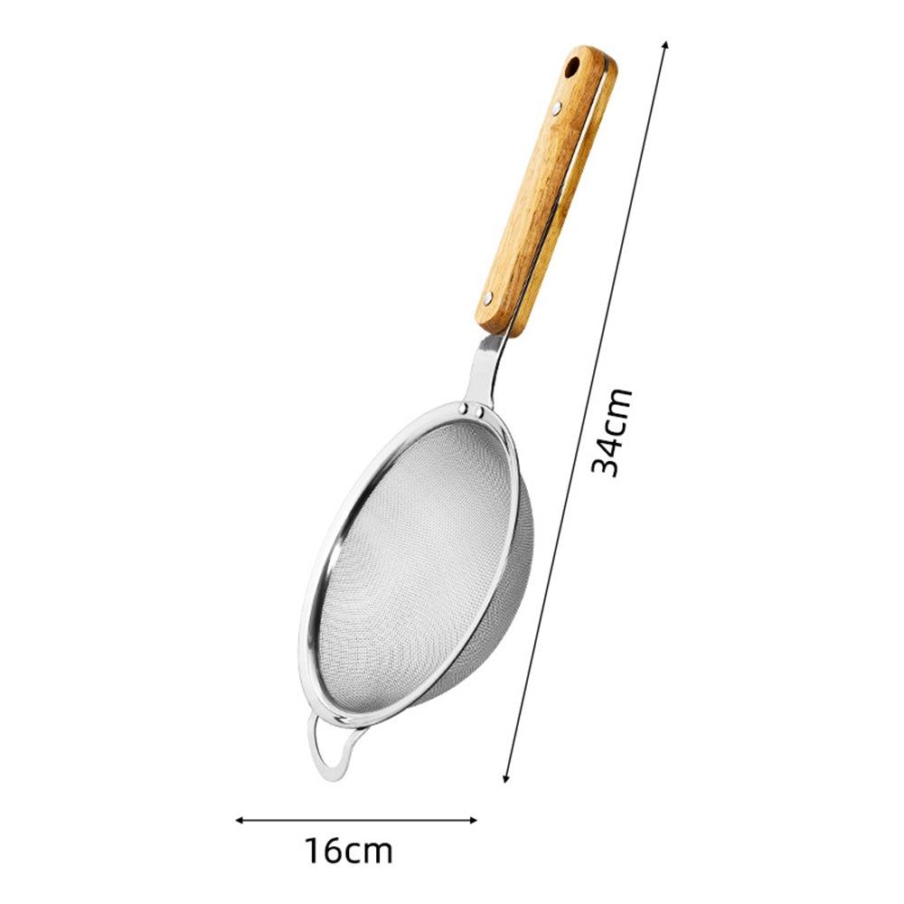 Stainless Steel Food Strainer Colander Rust-Proof Cocktail Sieve New Tea Strainer  for Kitchen