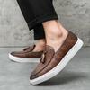 Men's Loafers Classic Business Dress Shoes Tassels Design Casual Shoe High Quality Casual Leather Shoes for Men Driving Footwear