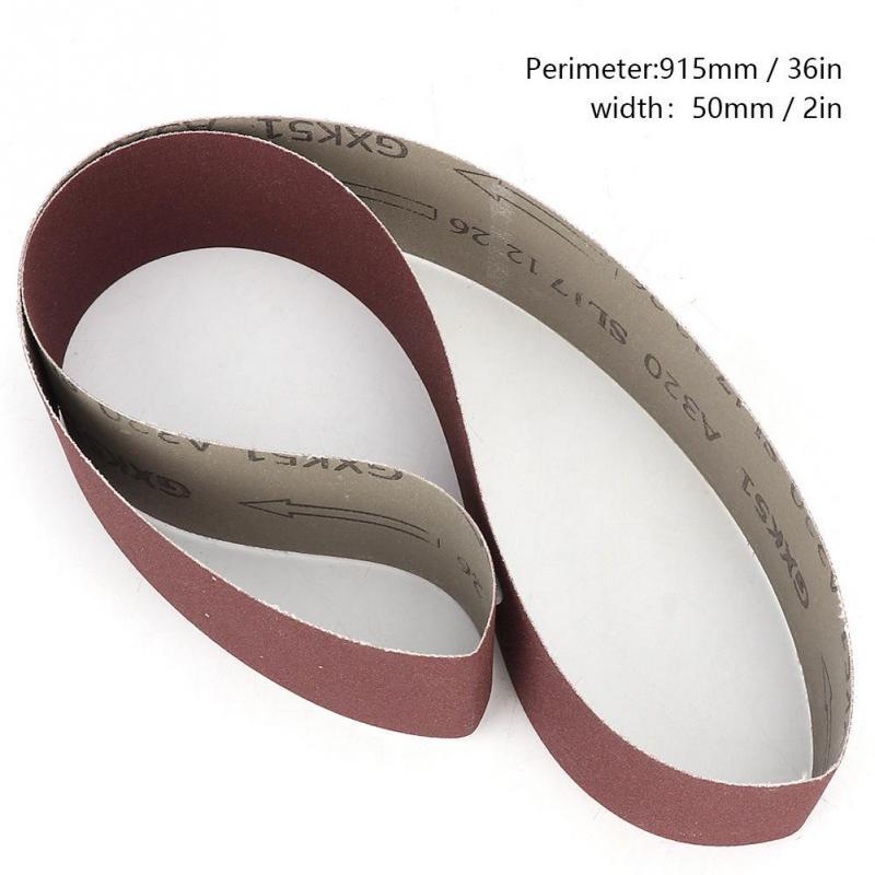 10PCS GXK51-B Alumina Abrasive Belt Sanding Band for Wood Furniture ...