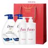 Fennong & Dove Hydrating Shampoo & Deep Moisturizing Body Wash Set