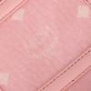 MCM Pink Visetos Leather Convertible Chain Hobo Bag for Daily Use