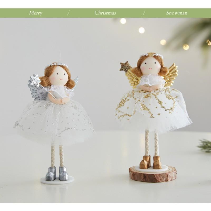Cute Angel Girl Ornament Christmas Hanging Decor Tree Home Party Decoration Cartoon Style