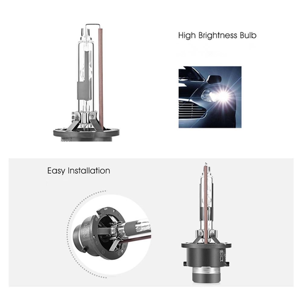 2Pcs D2R Xenon HID Bulbs Headlight Lamp 35W 6000K Bulb For Acura Lexus Toyota