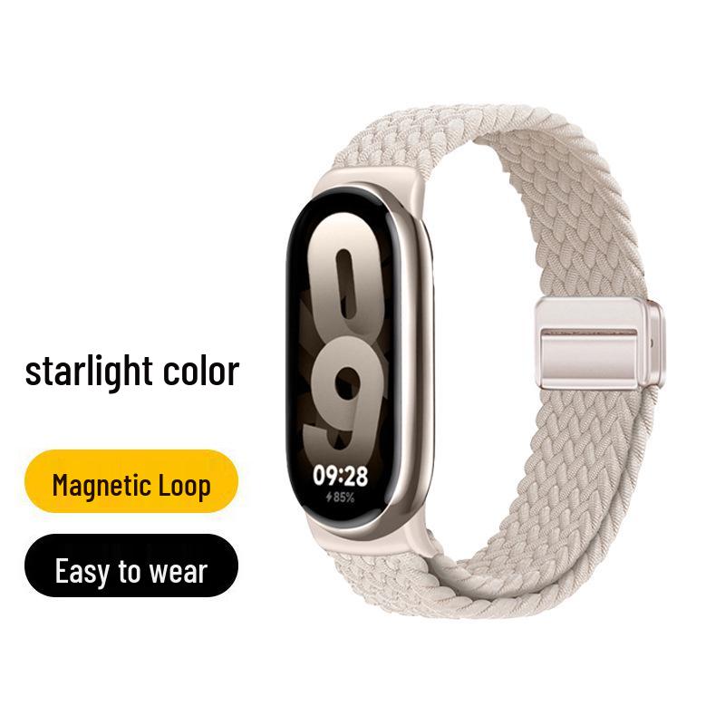 Xiaomi Band 10 Nylon Woven Strap with Built-in Magnetic Buckle, Compatible with Xiaomi 9/8.