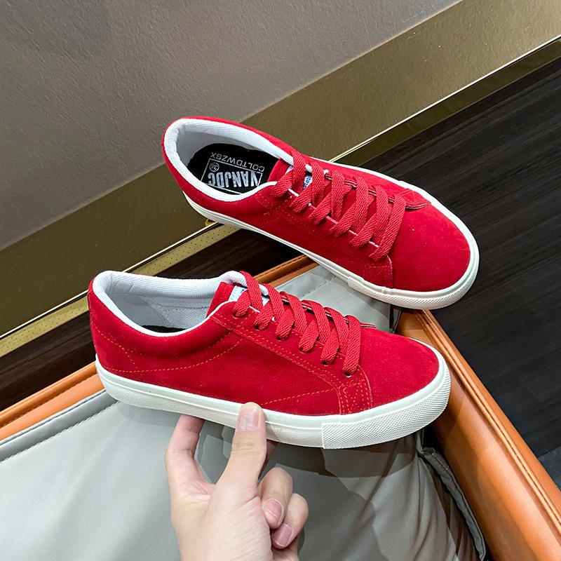 Retro Niche Couple Shoes Women  Spring Korean Version New Green Canvas Shoes All-match Sports Casual Skateboard Shoes