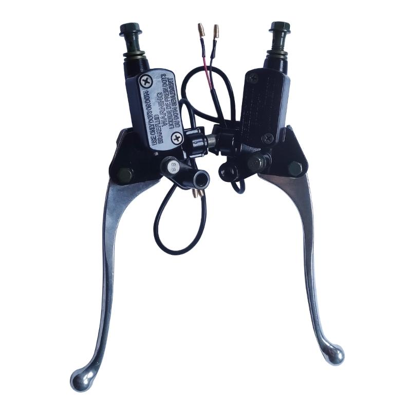 Front Cylinder Hydraulic Brake Lever Right Left Universal for Electric Bike Motorcycle Motocross Aluminum Clutch Pump