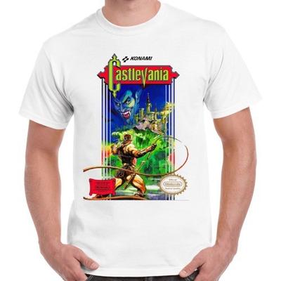 Геймер Castlevania Вінтажний Класичний Відеоігровий Мем Смішний Ретро Футболка 2392