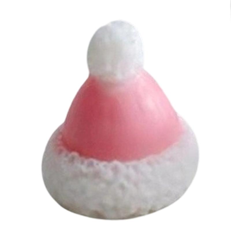Christmas Candle Silicone Mold Heat Resistant Christmas Hat Silicone Mould For Candle Soap Chocolate Holiday Decoration