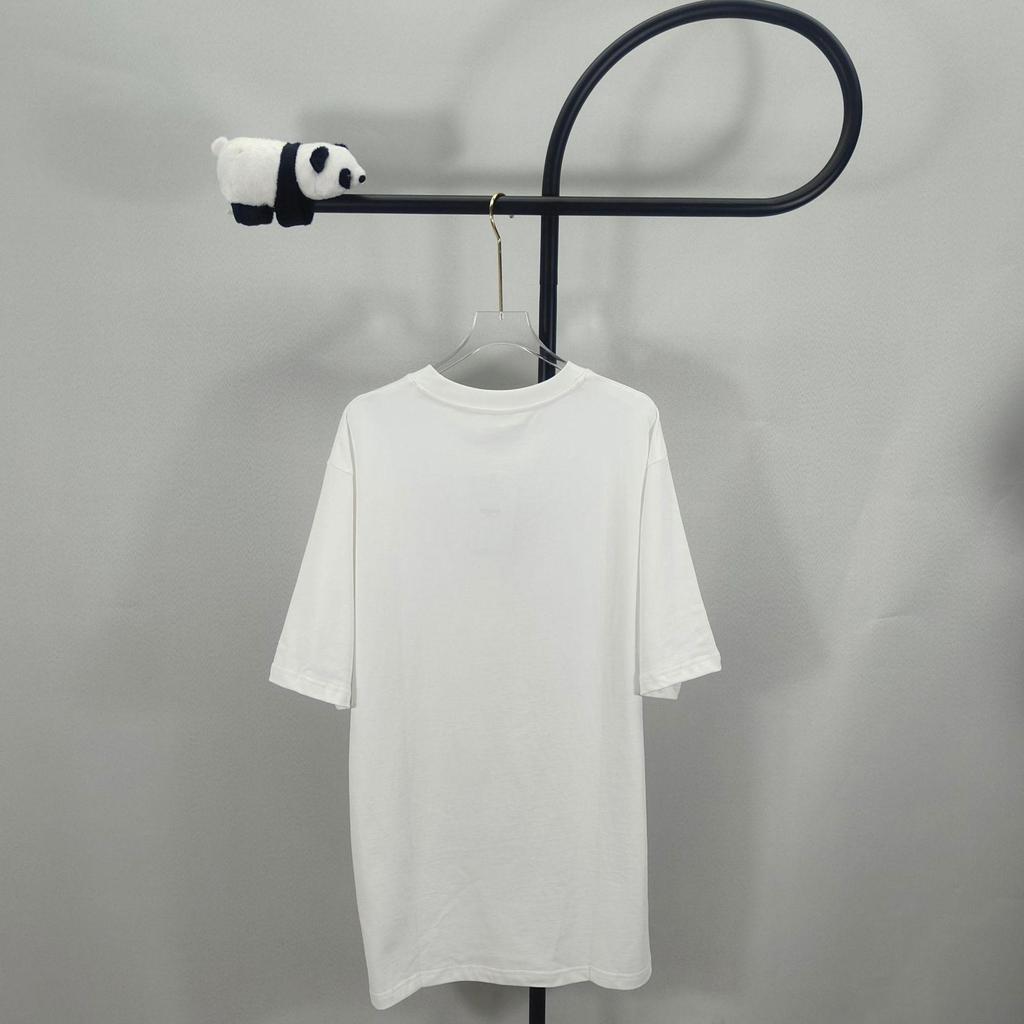 New Unisex Letter Print T-Shirt - Spring/Summer Casual Loose Short Sleeve Top