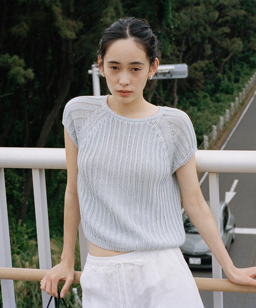 Yulago Paper Cap Sleeve Knit
