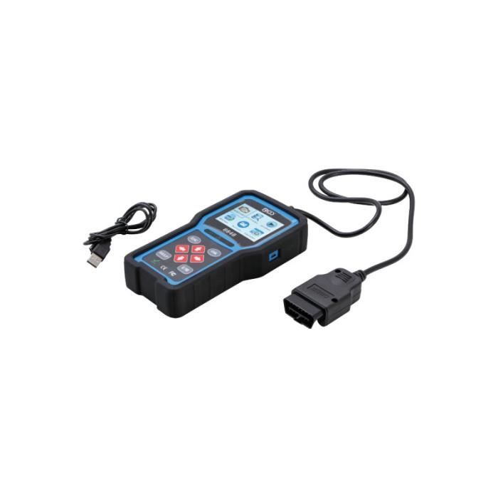Appareil de diagnostic obd2 - bgs technic - 6648 - universel - noir - multi-langues
