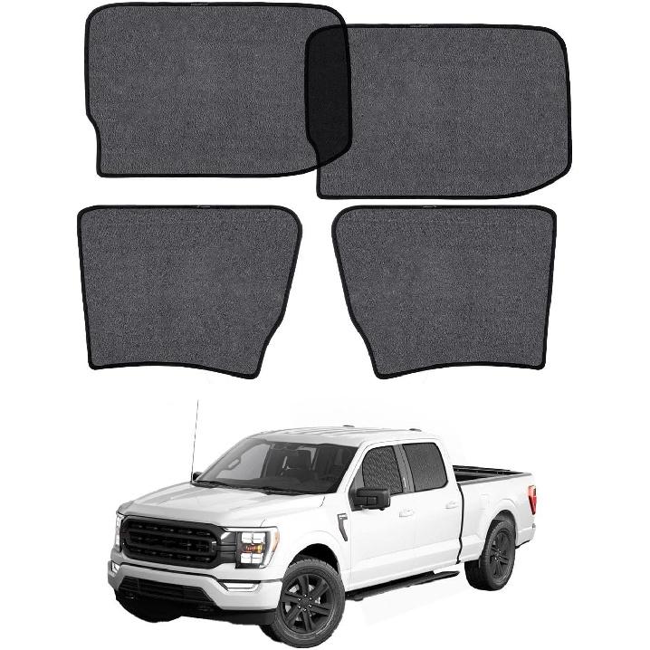 Car Window Shade for Subaru Forester -2024,2 Pack UV & Glare Protection, Breathable Privacy Screen, ect & Bug Blocker Magnetic Mesh Side Rear Sun