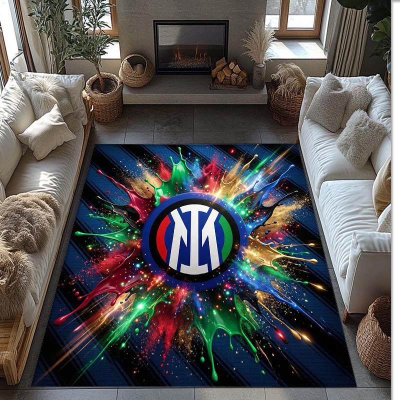 Borussia Dortmund Printed Flannel Area Rug Non Slip Soft Polyester Floor Carpet Indoor Decor Mat for Bedroom Living Room Sofa
