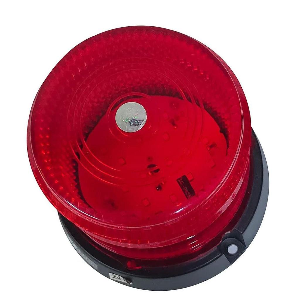 LED Warning Flash Beacon Light Red | Magnetic Emergency Strobe Light for Truck Tractor Bus UTV