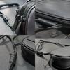 [INDY] [AIRCHIC] Genuine Leather Shoulder Pouch, Mini Bag, Smartphone Shoulder Bag, Unisex, Simple, Minimalist (Black)