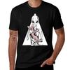 Alien With Sphynx Cat Tshirt Trendy Print Short Sleeve Tshirt