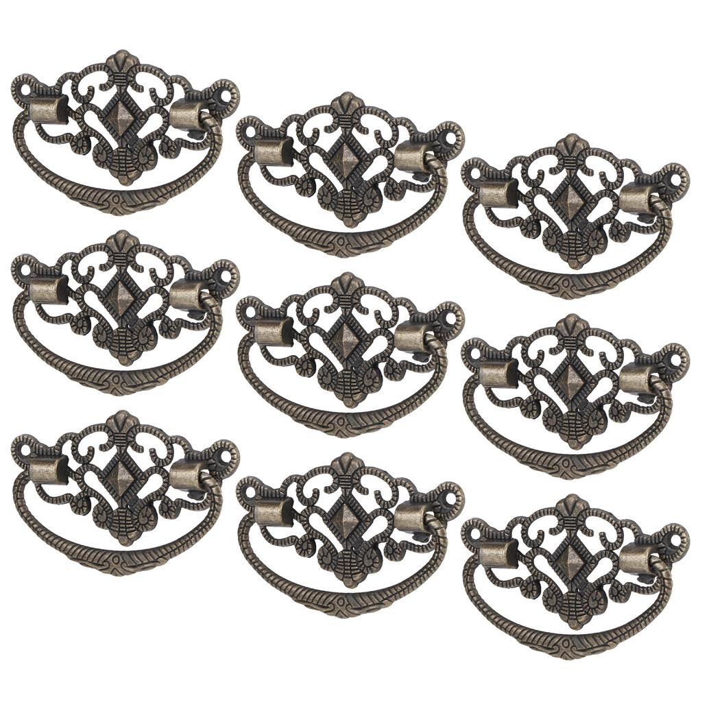 15 Sets Antique Handle Kitchen Cabinet Drawer Handle Pulls Zinc Alloy Cupboard Hardware Fitting