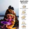 1pc Rapunzel Name Blanket Lightweight Flannel Throw for Sofa Bed Travel Camping Livingroom Office Couch Chair