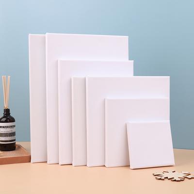 White Blank Square Artist Canvas For Canvas Oil Painting Wooden Board Frame